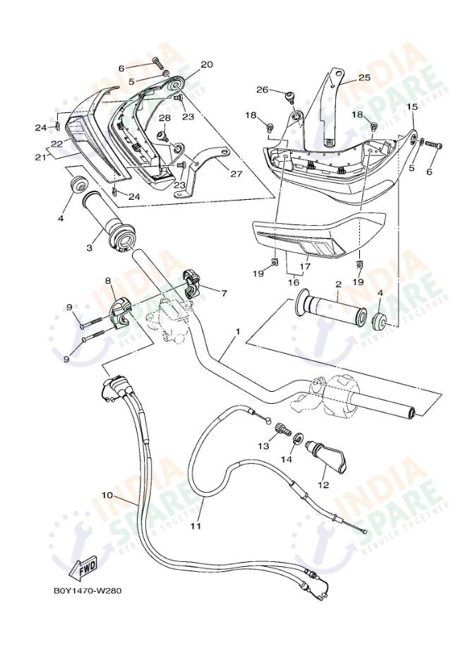 STEERING HANDLE & CABLE